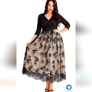 Women's NWOT Sequin 3/4 Sleeves Evening Gown Party Long Maxi Dress sz 20W